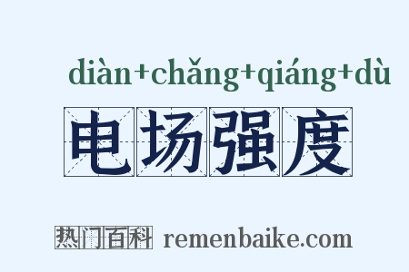 电场强度是什么意思的图片
